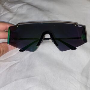 QUAY Australia Transcend Women’s Mirrorized Gold Sunglasses